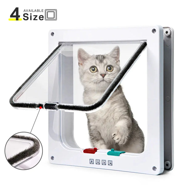 Smart Pet Door with Secure Locking