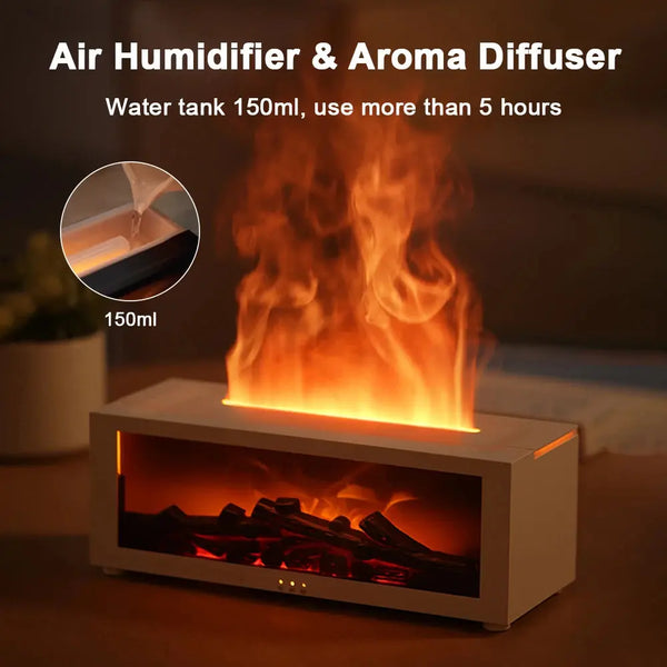 Flame Aroma Air Humidifier Nivora Lux