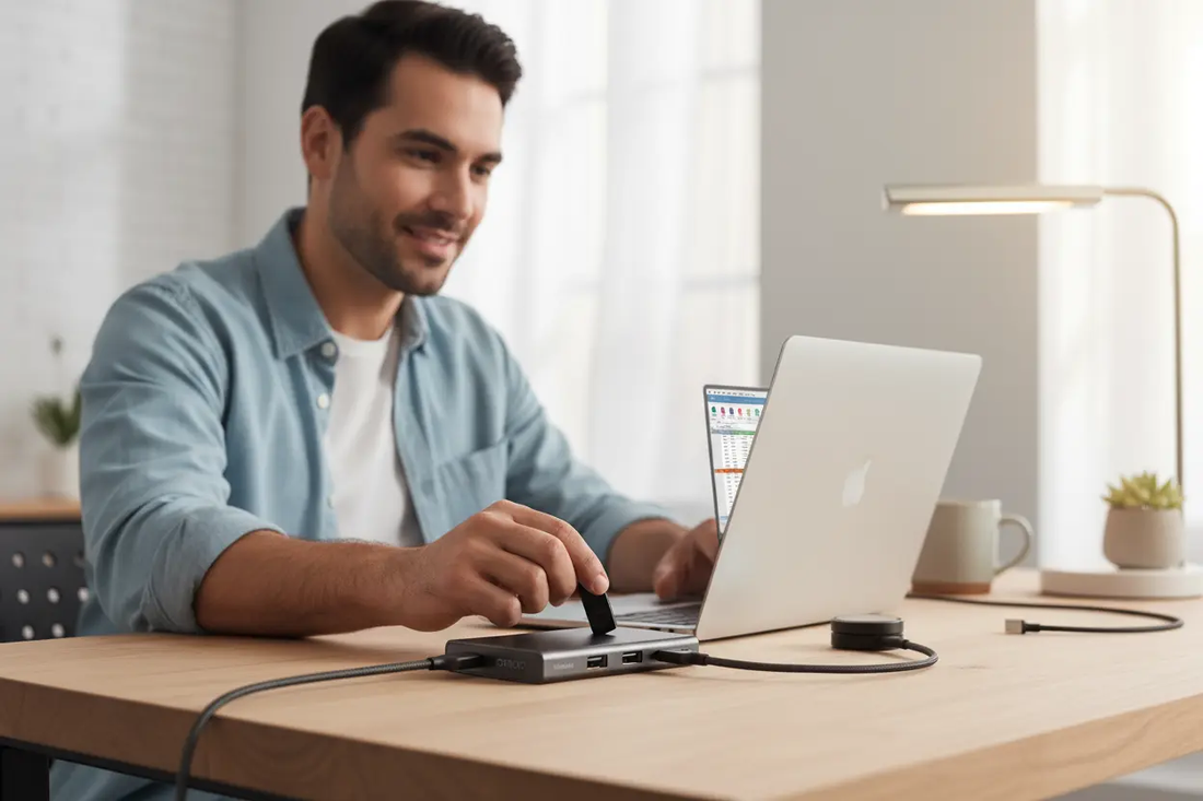 je veux une image de ce ORICO 10Gbps Multi 4 Ports USB 3.2 HUB Splitter High Speed Extension Adapter Type C Docking Station Socket for PC Laptop Macbook de tipe 10Gbps USB-C 50cm avec homme contant