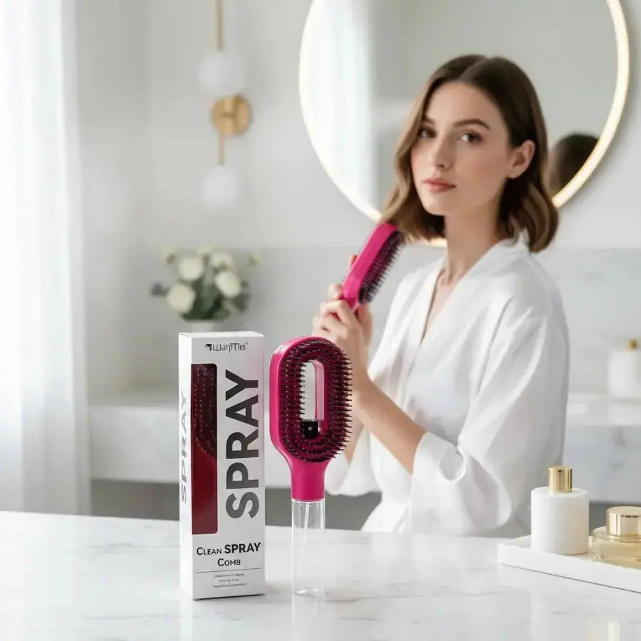 Spray Brush Detangler Mist Combo Nivora