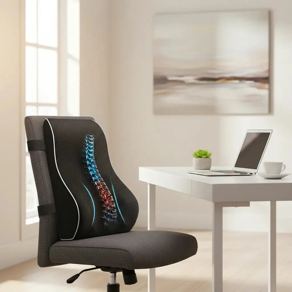 Memory-Foam-Lumbar-Pillow-Benefits-for-Ultimate-Driver-Comfort-on-Long-Journeys Nivora Lux