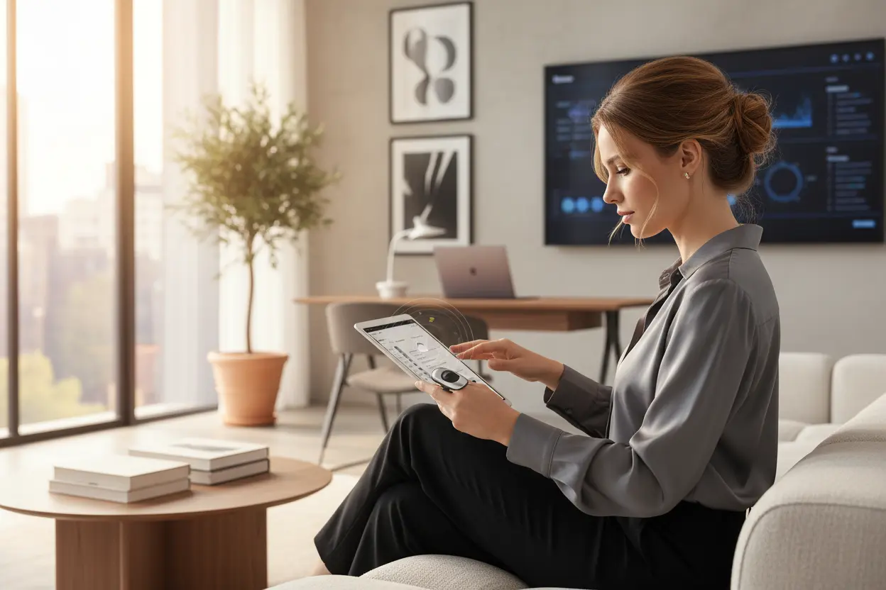 Setup-Télétravail-Home-Office-Confort-Productivité-Style Nivora Lux