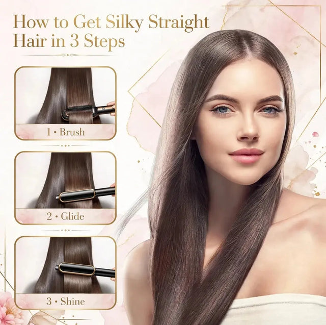 Ceramic Hair Straightening Brush Nivora
