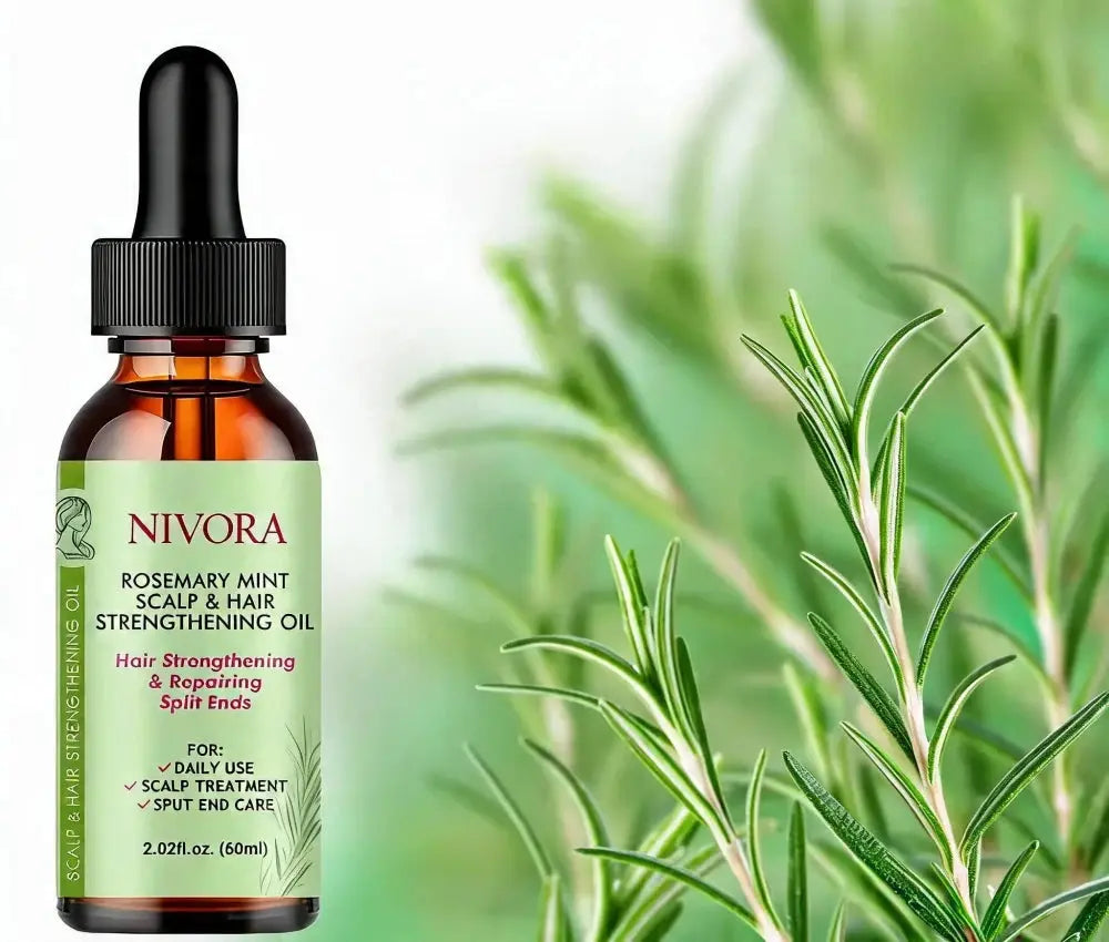 Rosemary Mint Hair Strengthening Oil - Nivora