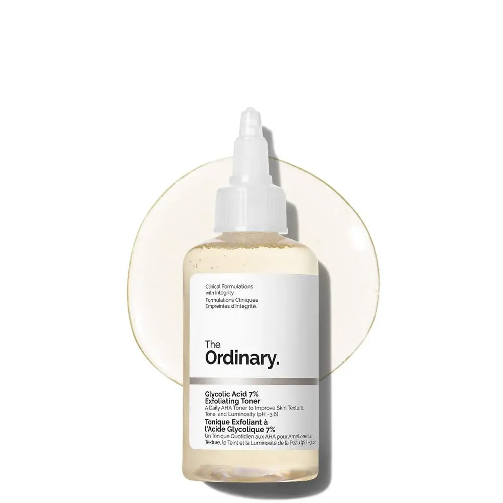 The Ordinary Toner for Skin Texture Glycolic Acid 7% Exfoliating Toner Nivora