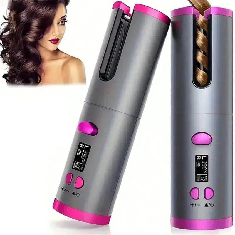 Portable Cordless Automatic Hair Curler Nivora