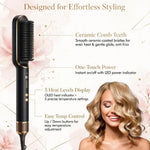 Ceramic Hair Straightening Brush Nivora