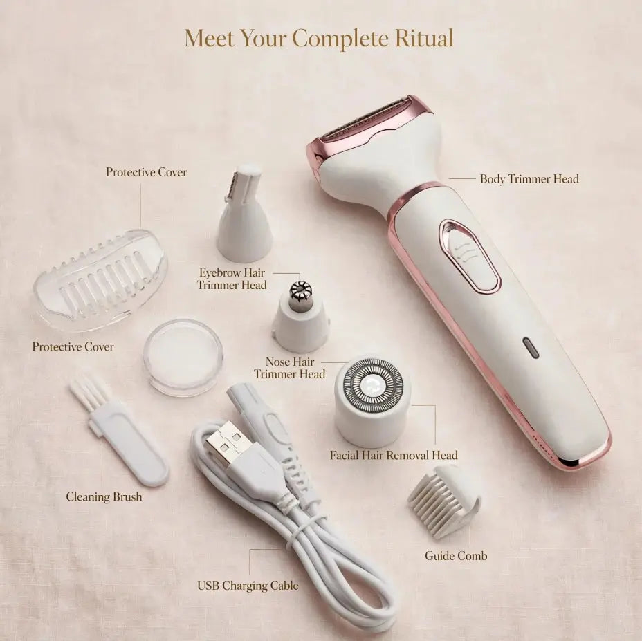 Cordless Four in One Lady Shaver Nivora