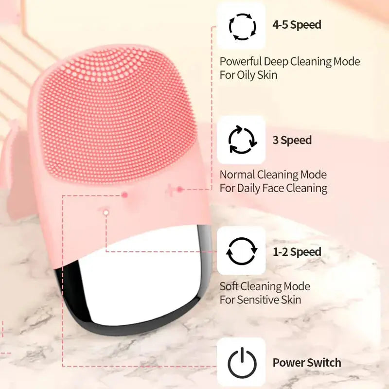 Silicone Face Cleansing Brush Nivora Lux