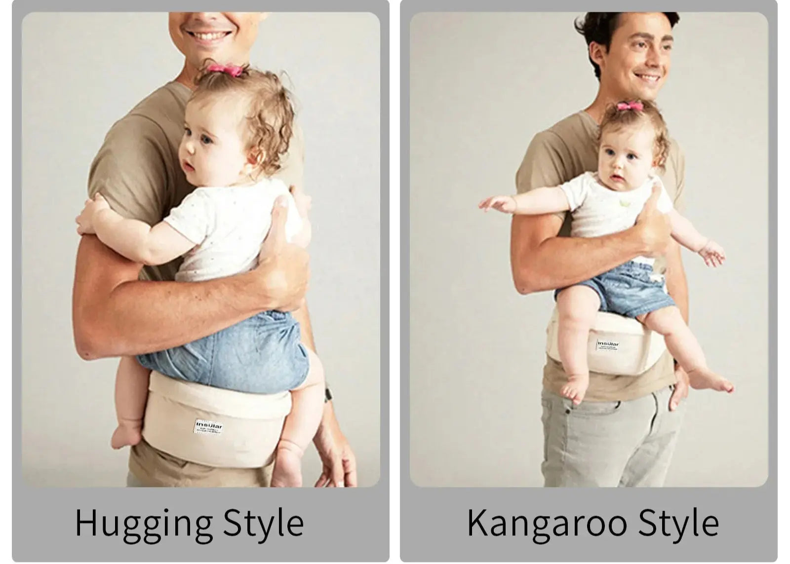 Adjustable Baby Hip Seat Nivora Lux