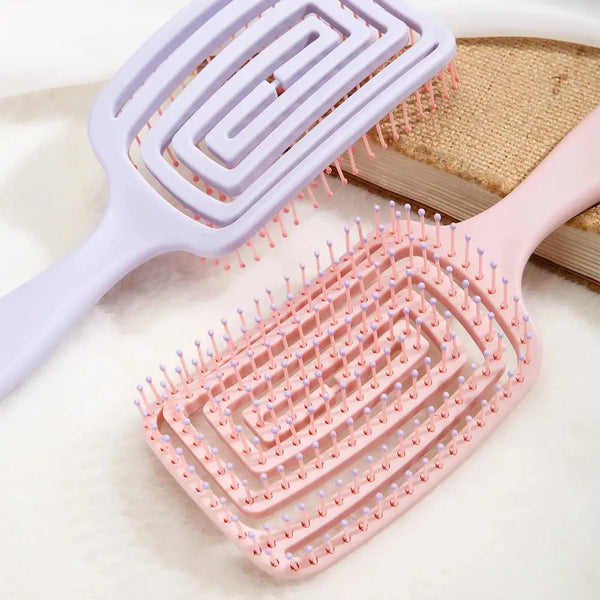 Elastic Massage Hair Brush