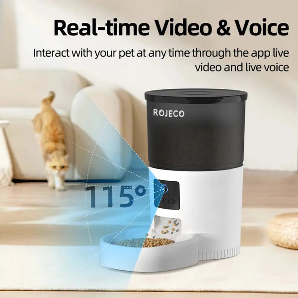 Smart Pet Feeder with Camera Nivora Lux