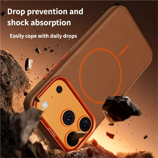 Elephant Leather Magnetic Case