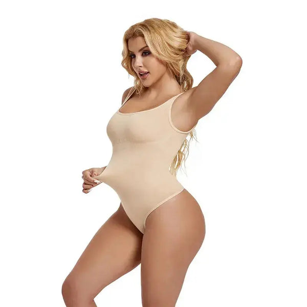 SmoothFit Seamless Shaping Bodysuit Tank Thong