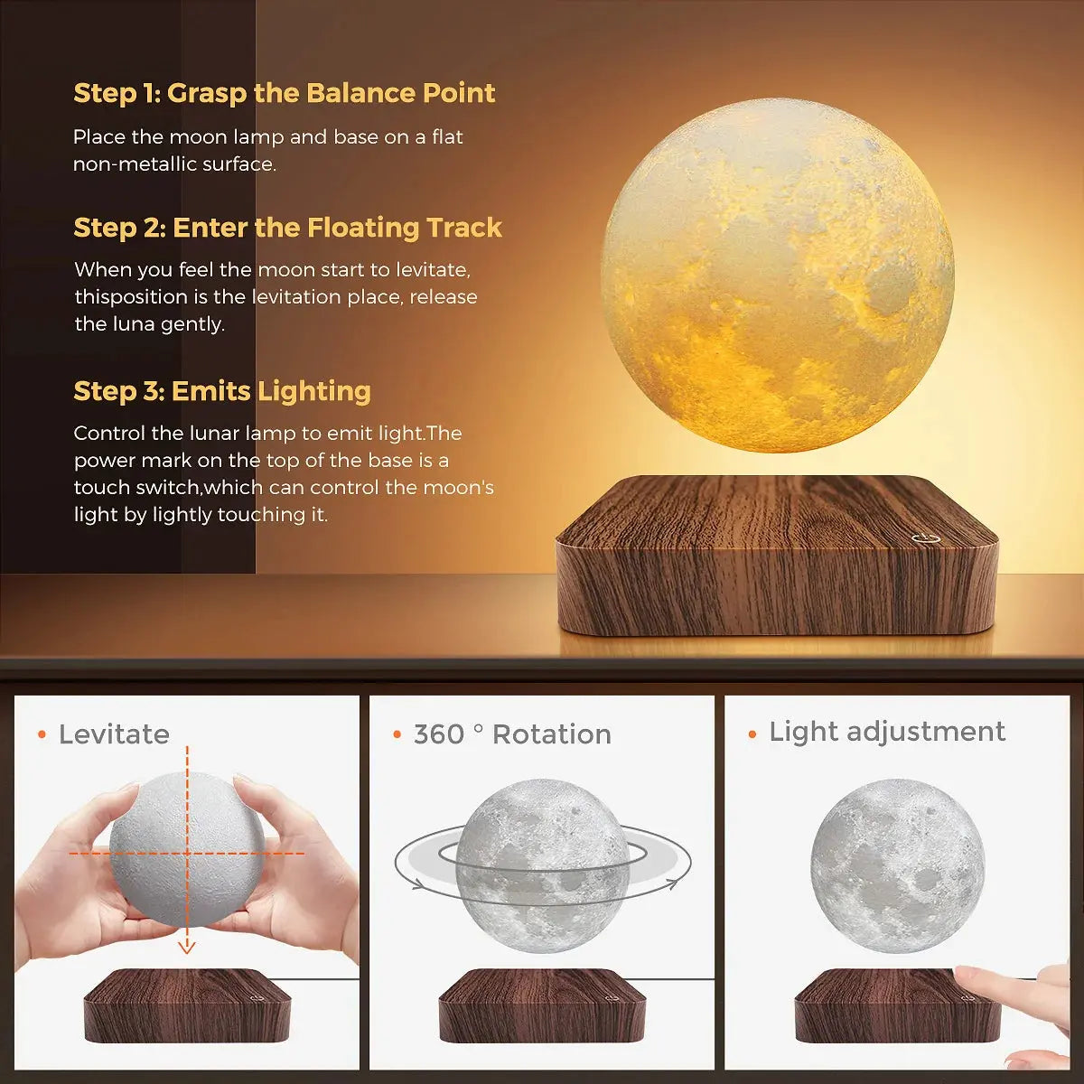 Floating Moonlight Decor Lamp Nivora Lux