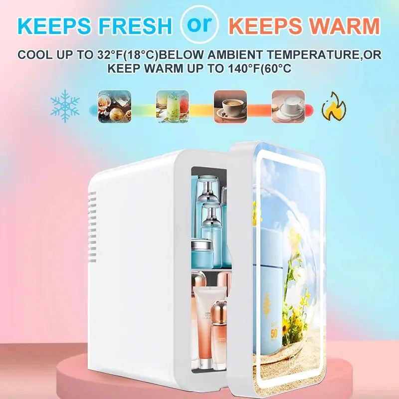 Portable LED Beauty Fridge Nivora Lux
