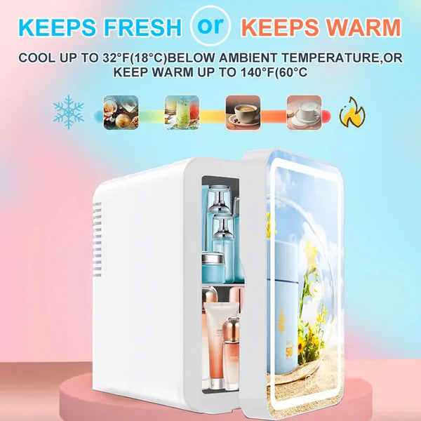 Portable LED Beauty Fridge Nivora Lux