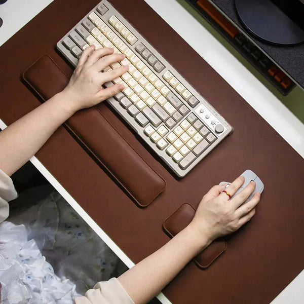 Waterproof PU Desk Mat Set Nivora Lux