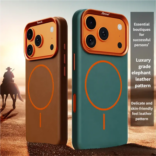 Elephant Leather Magnetic Case