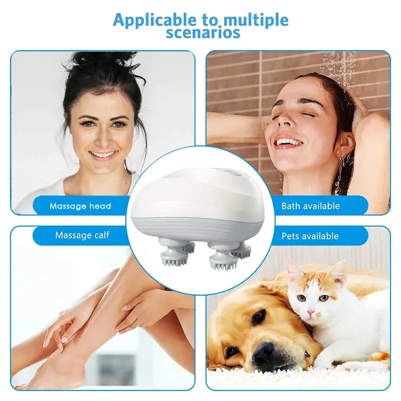 Ultimate Scalp & Pet Massager Nivora Lux