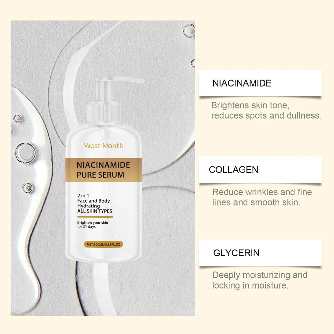 West Month Glow Serum Nivora Lux