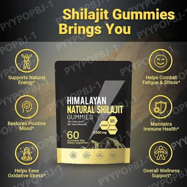 Pure Himalayan Vitality Energy Gummies - Nivora Lux