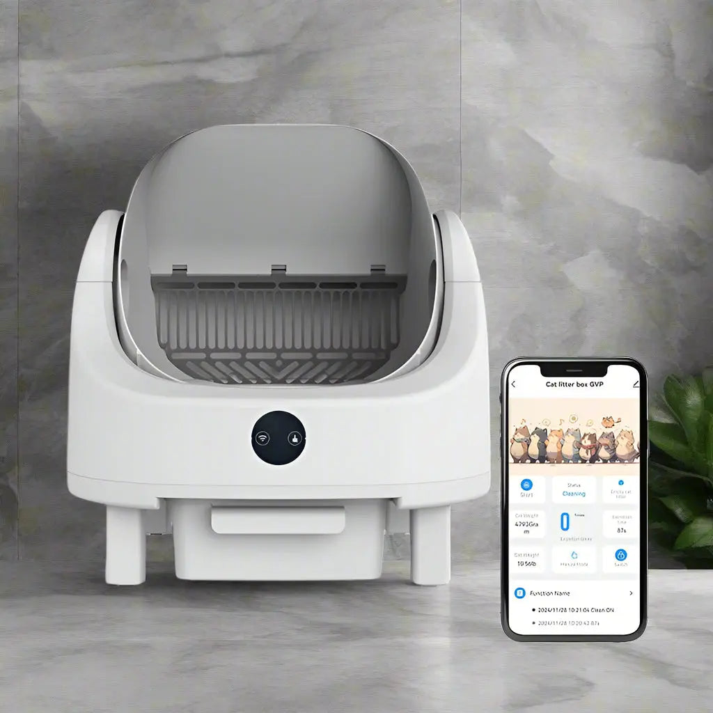 Smart Auto-Clean Cat Litter Box Nivora Lux