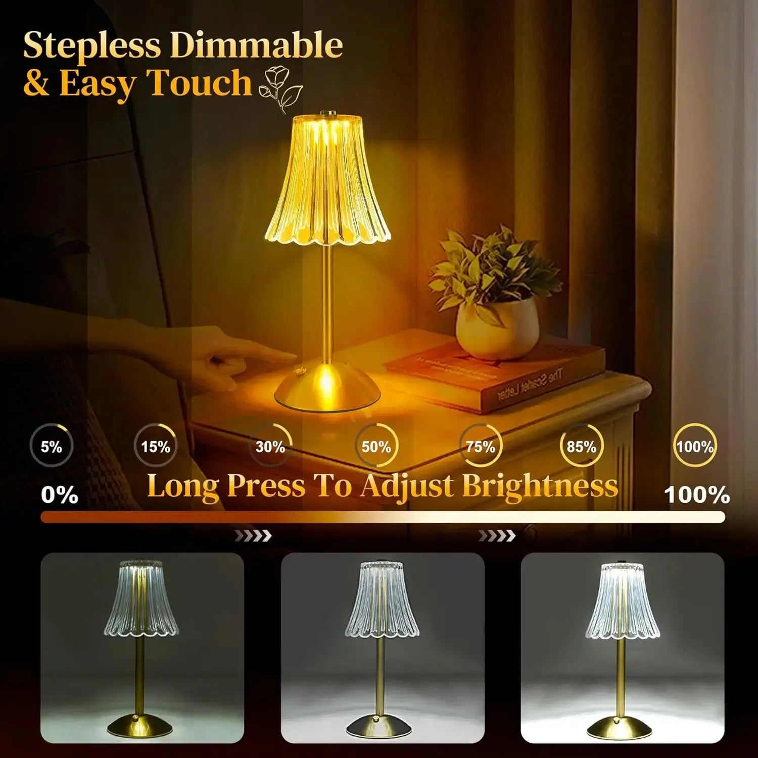 Touch Glow Lamp Nivora Lux