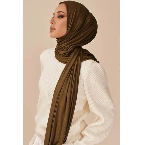 Soft Modal Hijab Scarf Nivora Lux