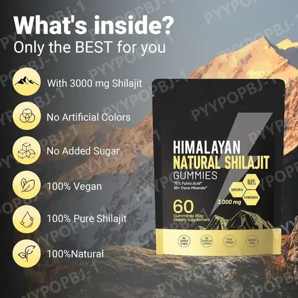 Pure Himalayan Vitality Energy Gummies - Nivora Lux