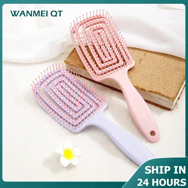 Elastic Massage Hair Brush