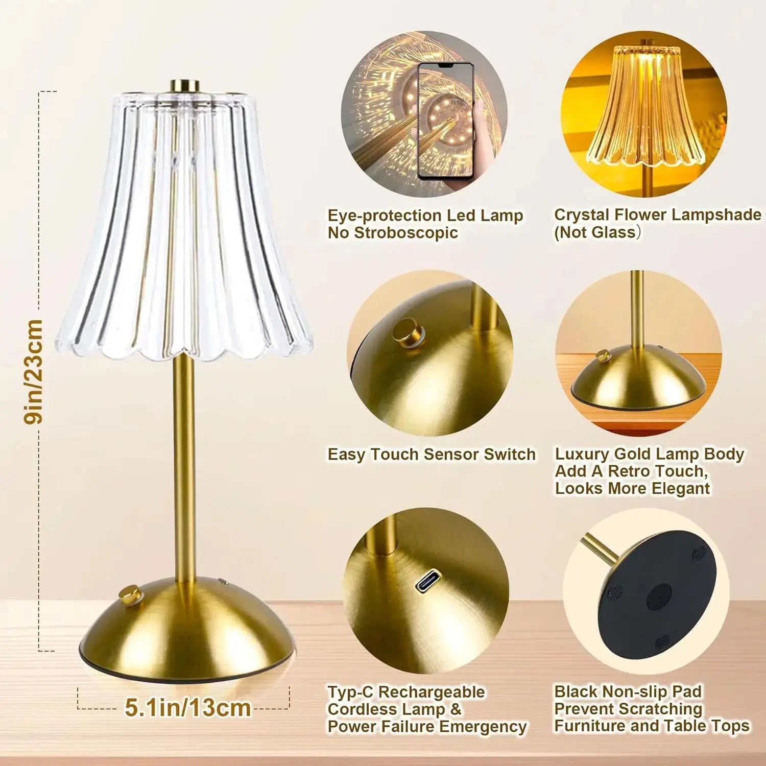 Touch Glow Lamp Nivora Lux