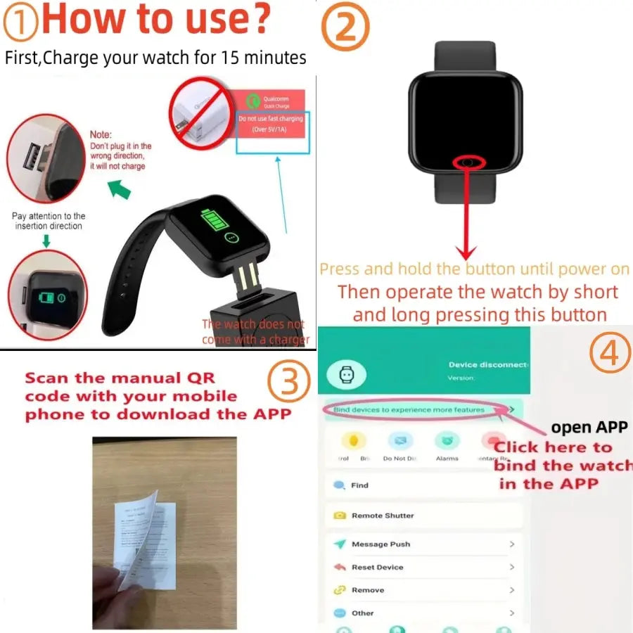 Everyday Smart Fitness Watch - Nivora Lux