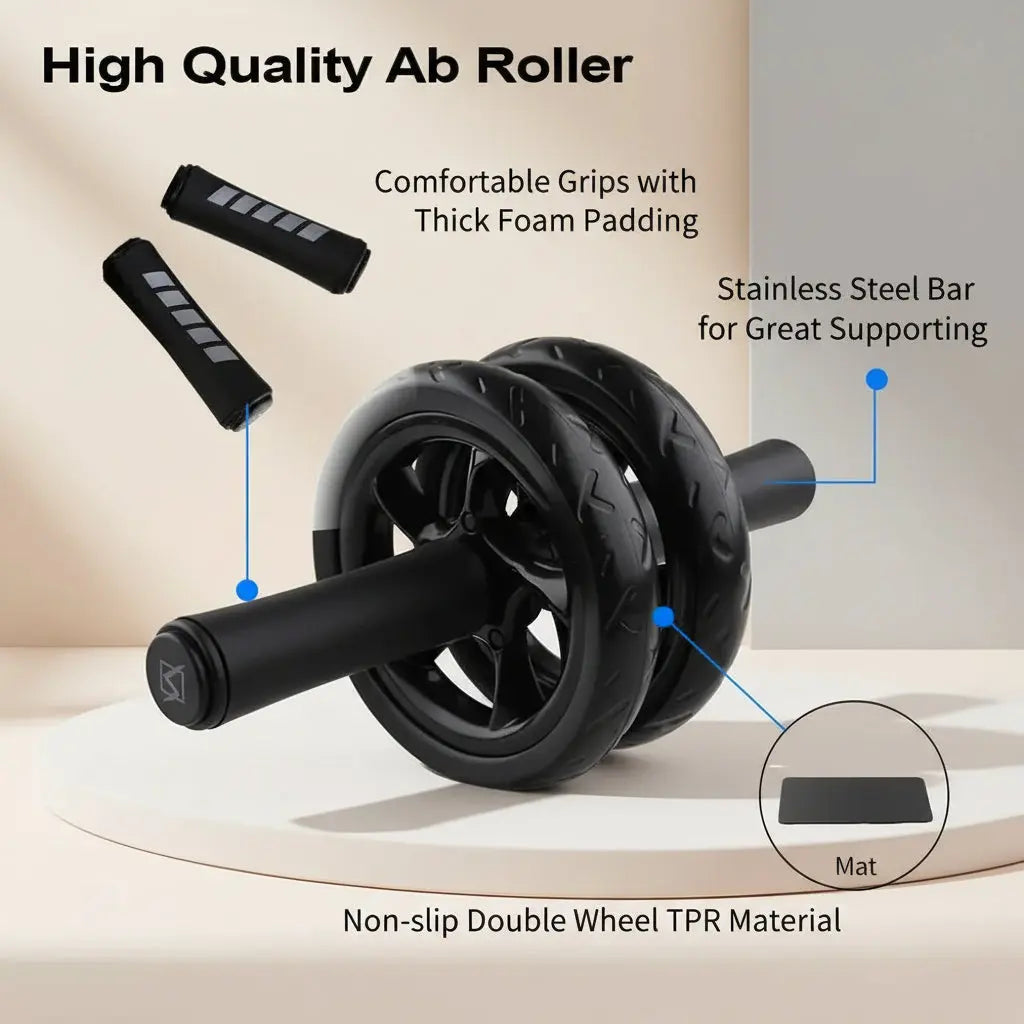CoreRoll AB Wheel Trainer - Nivora Lux
