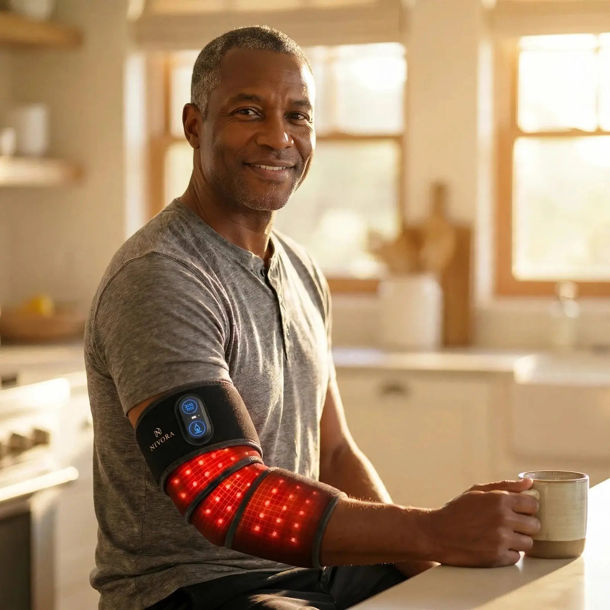 Red Light Heating Wrist Brace Nivora