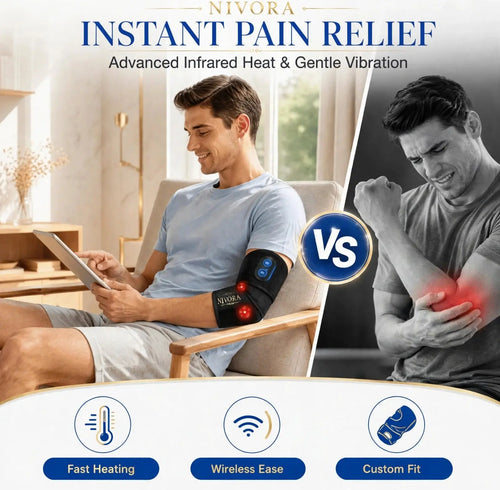 Red Light Heating Wrist Brace Nivora
