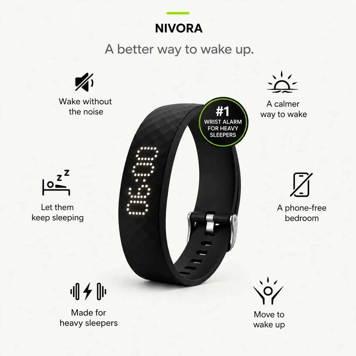 Silicone LED Fitness Pedometer Bracelet Nivora