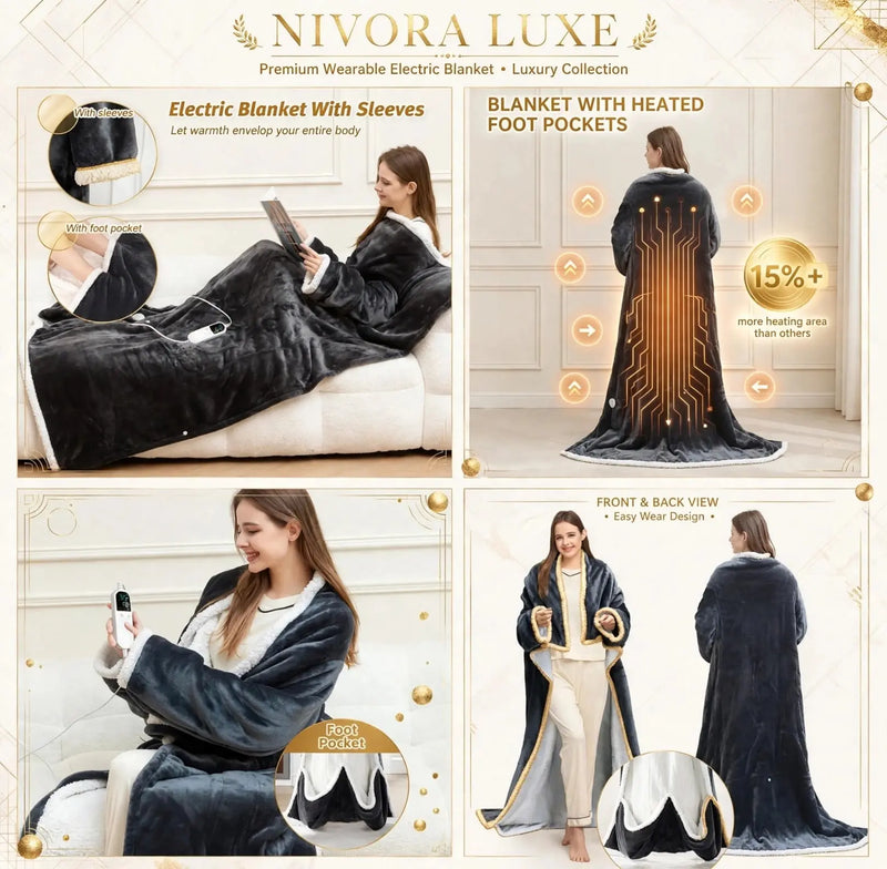 Wearable Electric Blanket Nivora