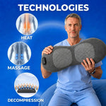 3-in-1 Heated Back Massager and Lumbar Support Pillow Nivora