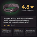 Silicone LED Fitness Pedometer Bracelet Nivora