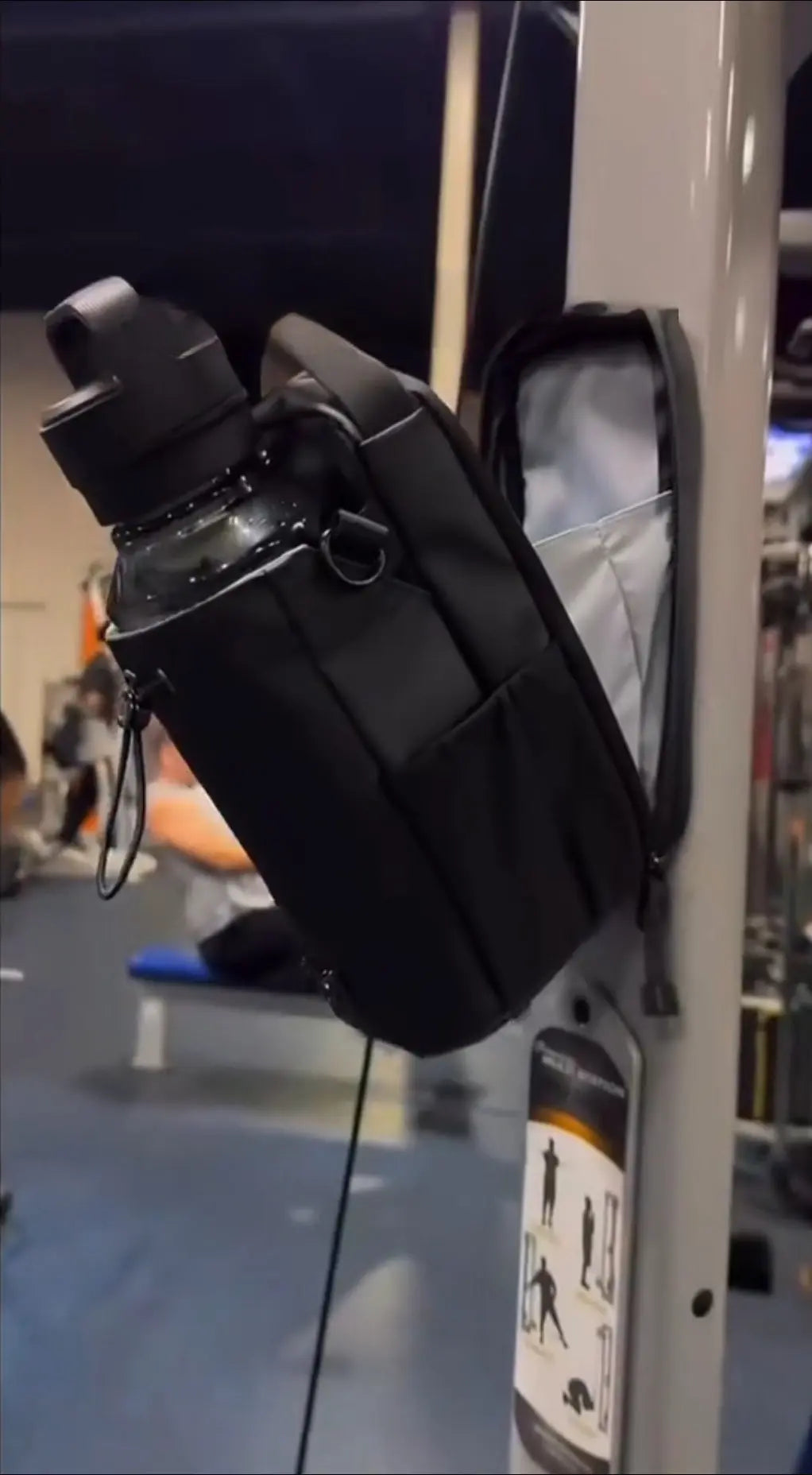 Magnetic Gym Gear Bag Nivora Lux